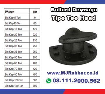 Jual Mooring Bollard Tee Head Untuk Tambat Kapal