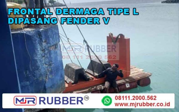 Frontal Fender Pelabuhan ASDP Kapal Jetty
