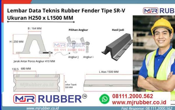 Jual Rubber Fender Tipe V