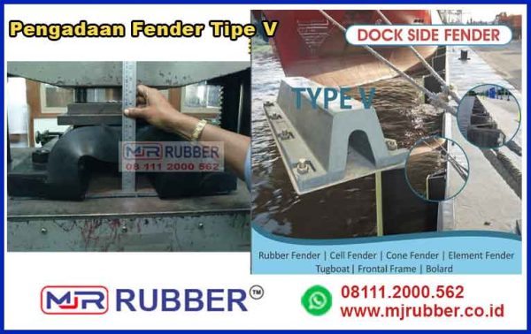 Konsultan Tender Karet Bumper Tipe V Untuk Dermaga Pertamina