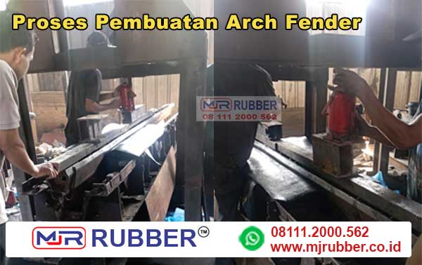 Proses pembuatan arch fender by mjrrubber