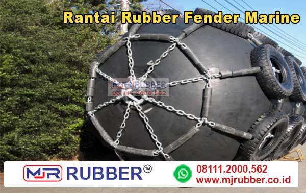Pengaplikasian Rantai pada Rubber Fender Marine di Pelabuhan Jetty